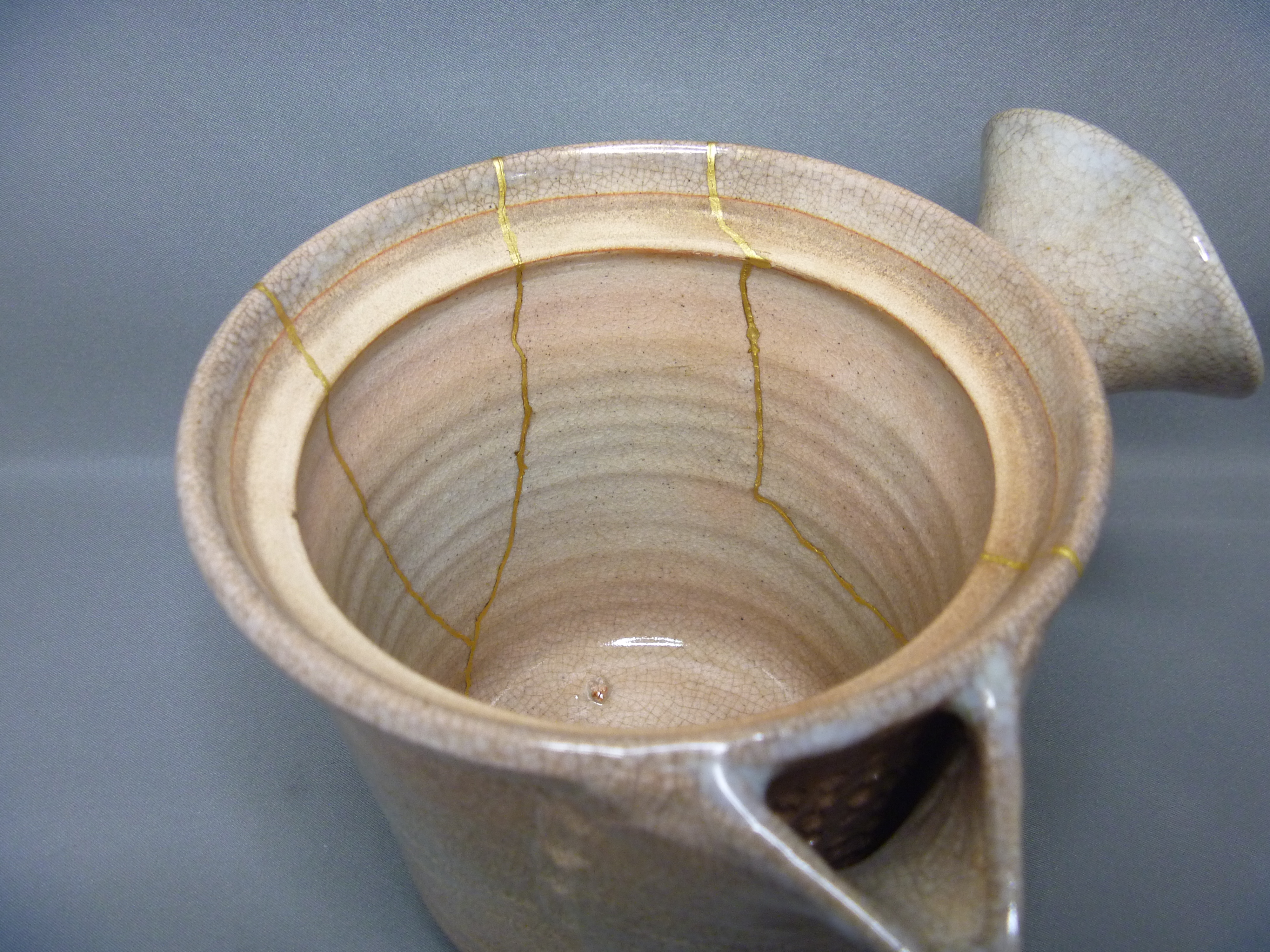 金継ぎ済み 萩焼 紫 湯呑み Kintsugi 金継 金継ぎ修復済み 萩焼 紫 湯呑み Kintsugi 金継（萩焼急須 【金